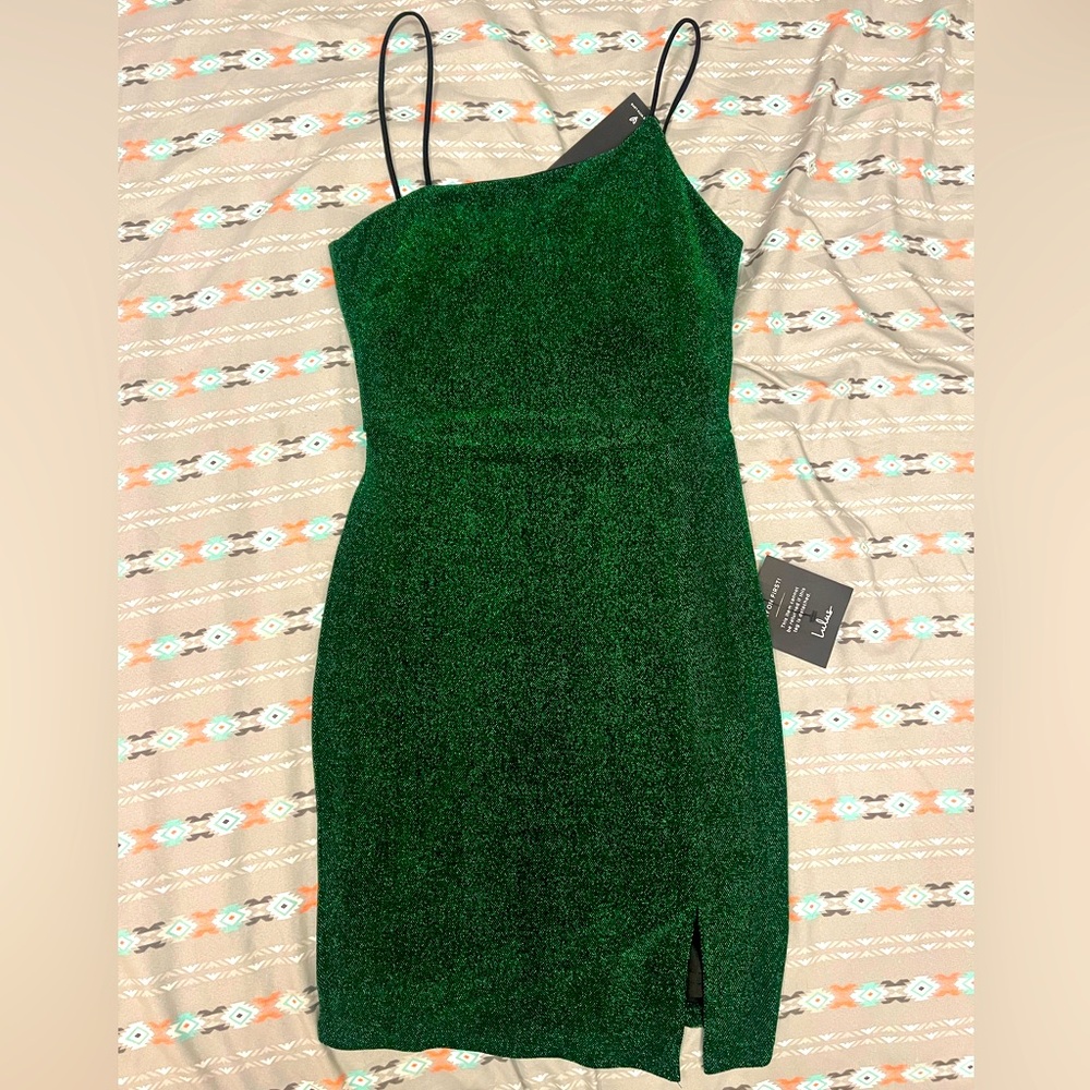 Lulu’s sleeveless mini dress. Green. US size XS. NWT.
